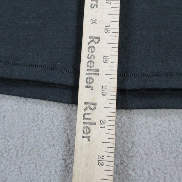 SKIMS Cotton Jersey T Shirt Womens Large Soot Black Short Sleeve Casual Crewneck - Picture 7 of 8